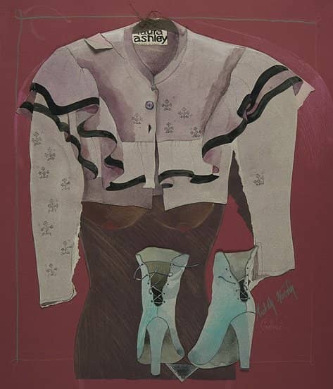 Kolaż Izabelli Kierskiej pt. 'Podróż' - praca z okresu paryskiego