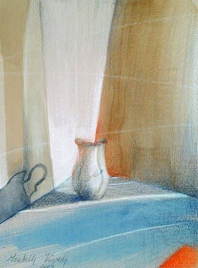 Obraz Izabelli Kierskiej pt. 'Refleksje Poranne 6' - szósta praca z cyklu