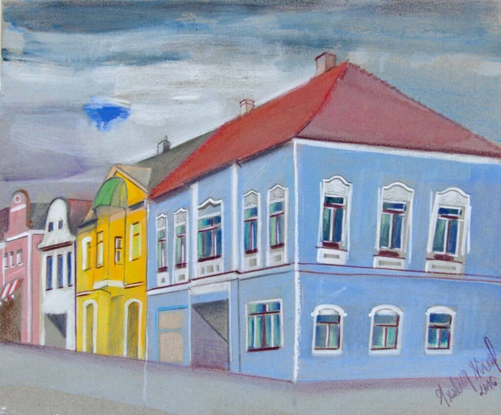 Obraz Izabelli Kierskiej pt. 'Austria 2' - drugi pejzaż z pleneru w Austrii